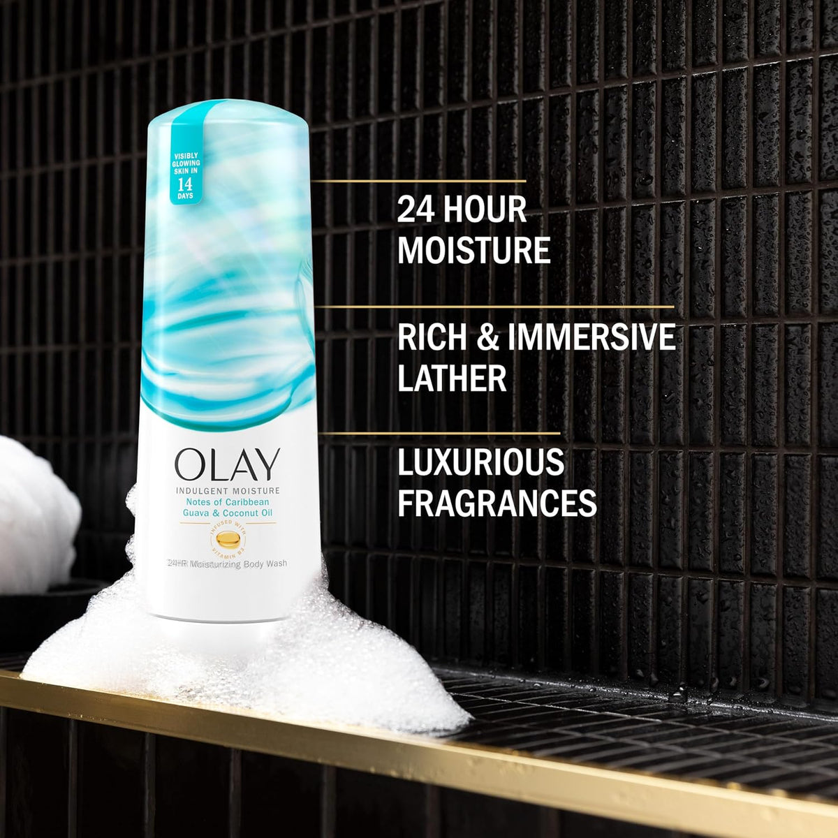 Olay | Body Wash Indulgent Moisture Guava Coconut Vitamin B3 — 20 fl oz