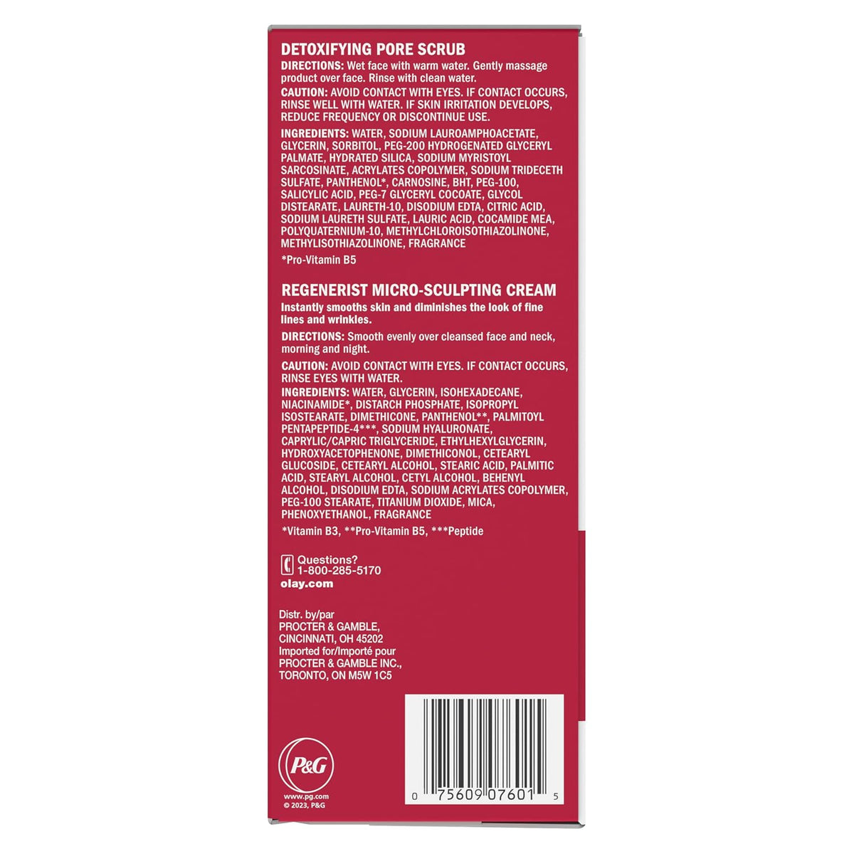 Olay | Regenerist Micro-Sculpting Cream Face Moisturizer Vitamin B3 Hyaluronic Acid — 1 Count