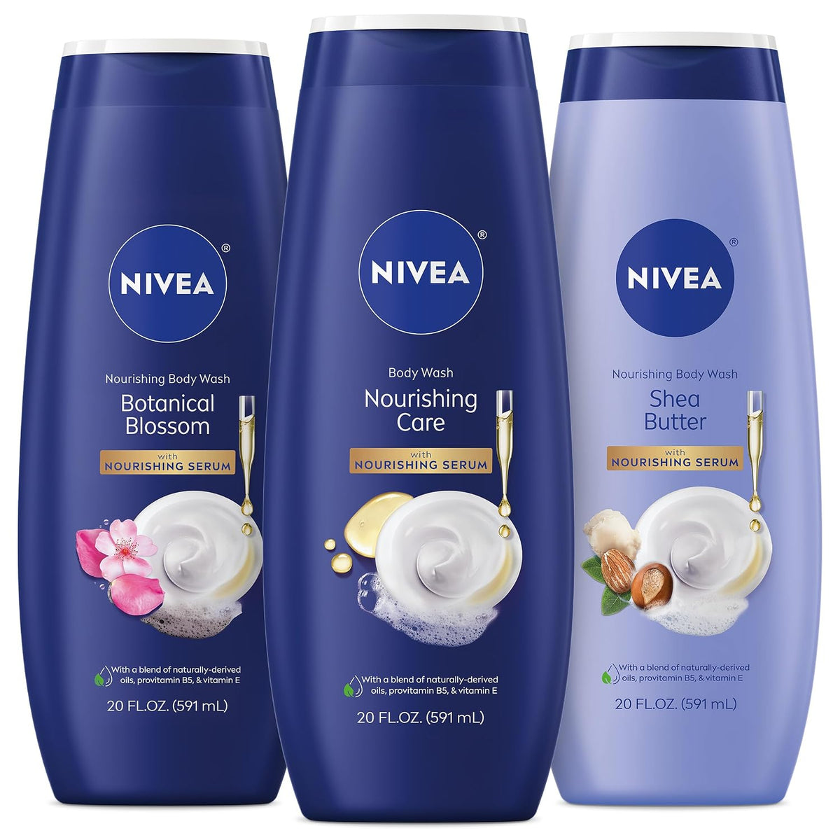 NIVEA Nourishing Botanical Blossom Body Wash