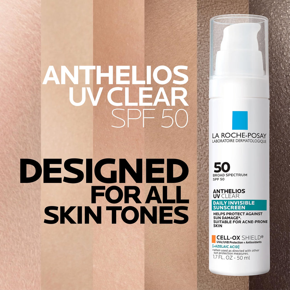 Effaclar Salicylic Acid Serum + Anthelios UV Clear Sunscreen SPF 50 Set by La Roche-Posay — 80ml (2.7 fl oz)