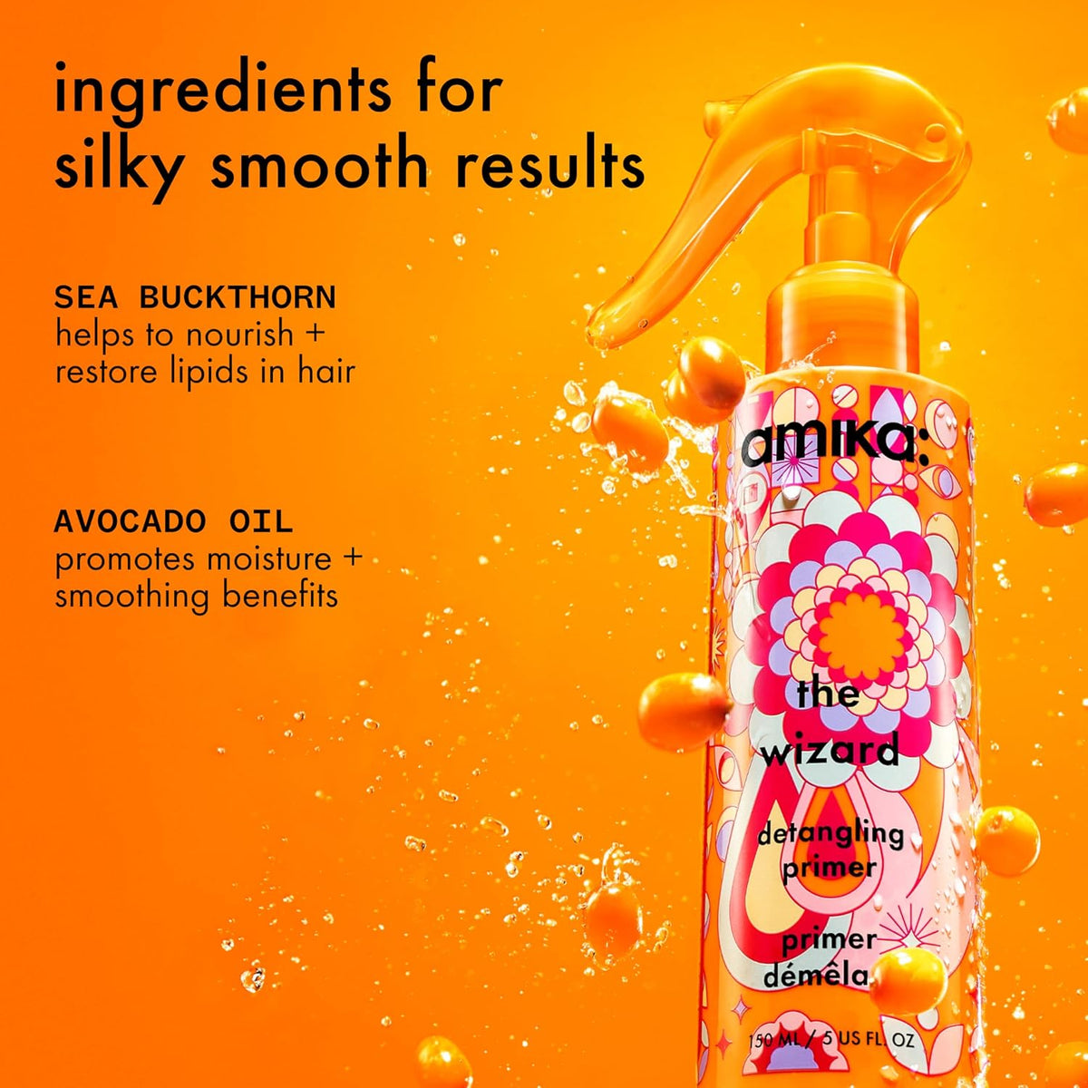 Amika | Lightweight Detangling & Heat Protecting Hair Priming Spray