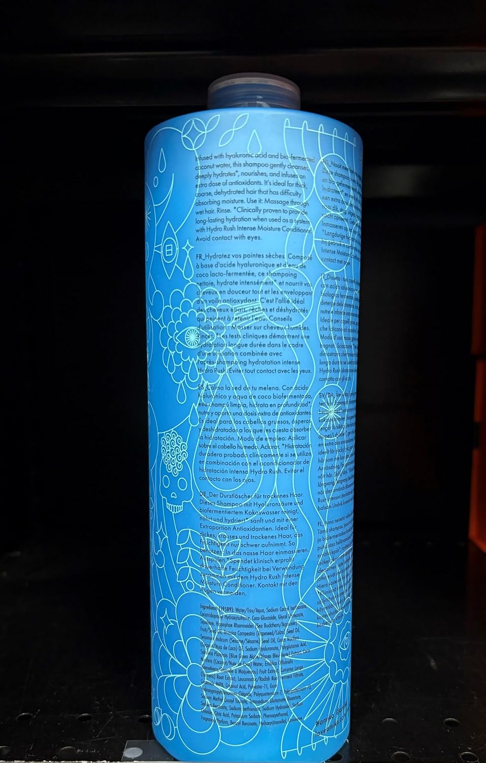 Amika | Hydro Rush Intense Moisture Shampoo — 33.8 fl oz