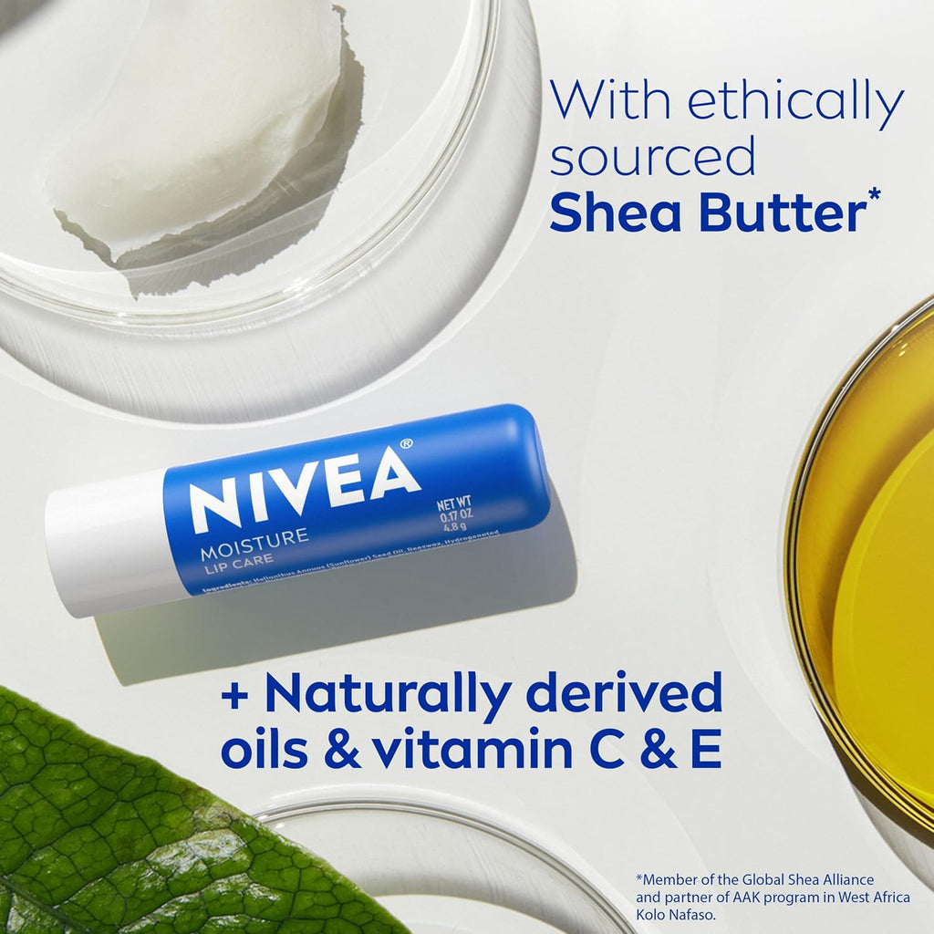 NIVEA Moisture Lip Care Balm Pack