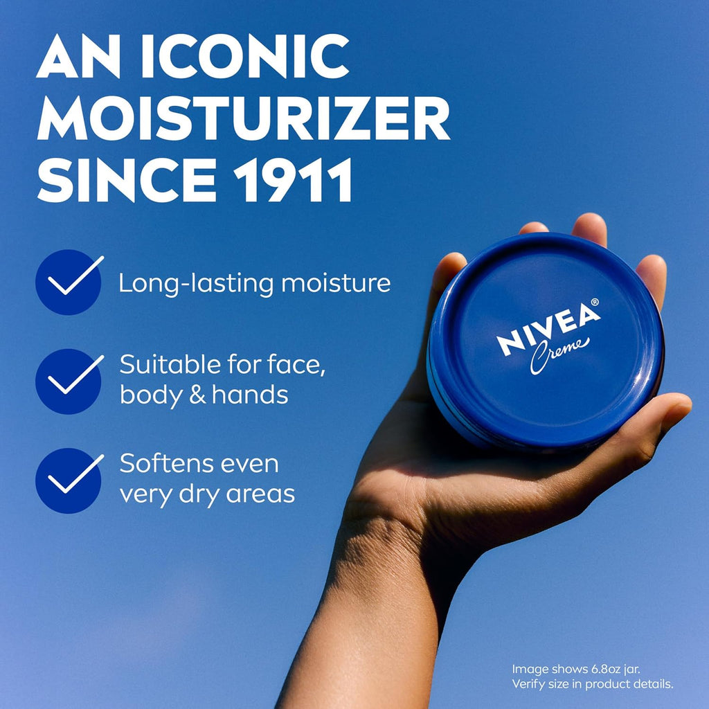 NIVEA Creme Body, Face and Hand Moisturizing Cream
