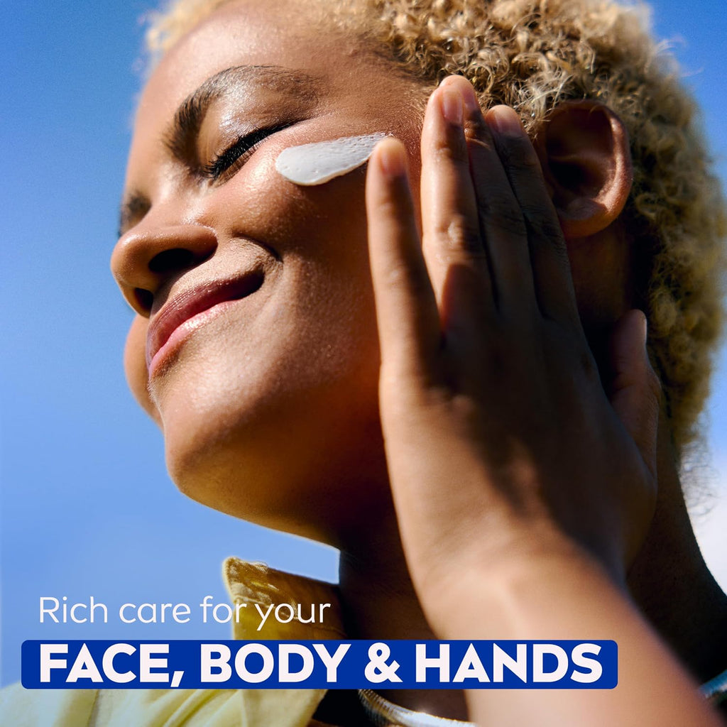 NIVEA Creme Body, Face and Hand Moisturizing Cream Tin