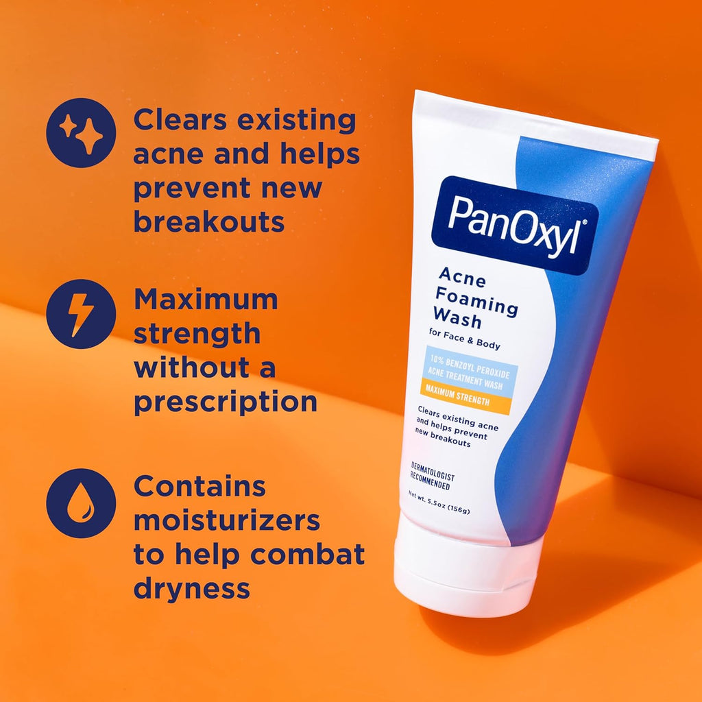 PanOxyl 10% Benzoyl Peroxide Acne Wash