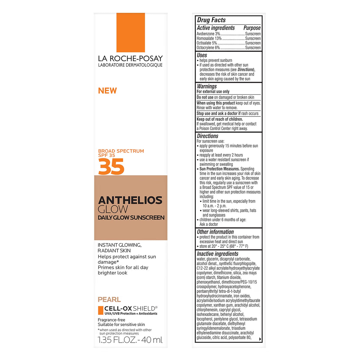 La Roche-Posay sunscreen packaging with text and branding