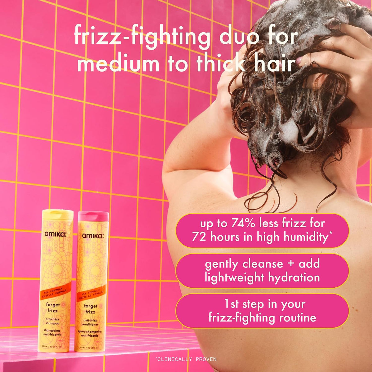 Amika | Forget Frizz Hydrating Frizz Fighting Shampoo