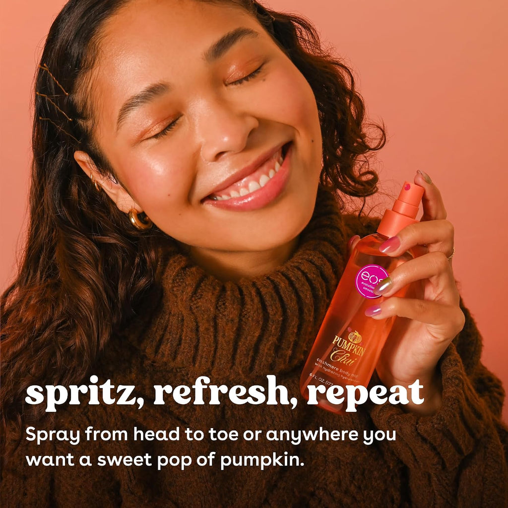 eos | Pumpkin Chai Body Mist Aloe & Glycerin — 6 fl oz