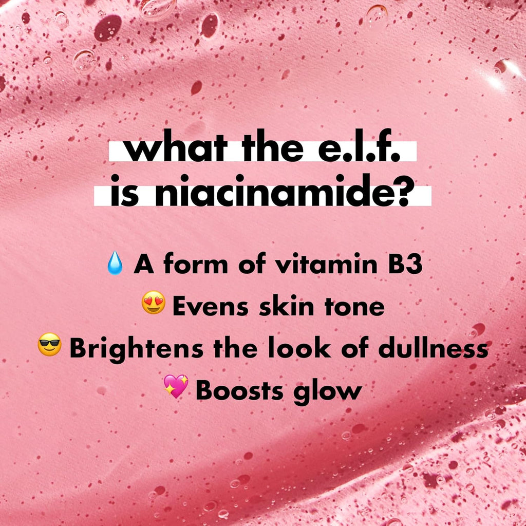 e.l.f. Power Grip Primer + 4% Niacinamide, Gel-Based & Hydrating Face Primer, Helps Visibly Even Skin & Brighten, Grips Makeup, Vegan & Cruelty-Free, 0.811 Fl Oz