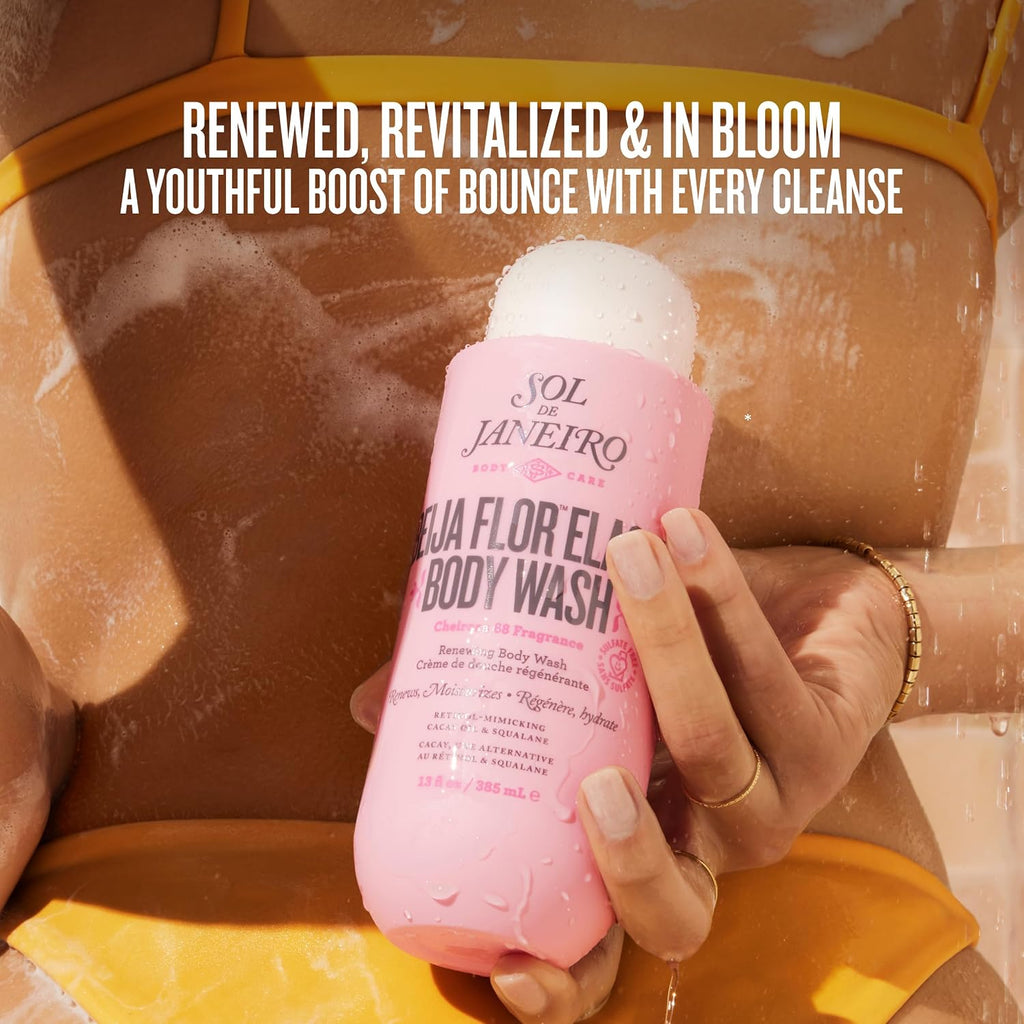 Sol de Janeiro | Delícia Drench Nourishing Shower Oil & Beija Flor Elasti Renewing Body Wash Duo Cheirosa 59 & 68