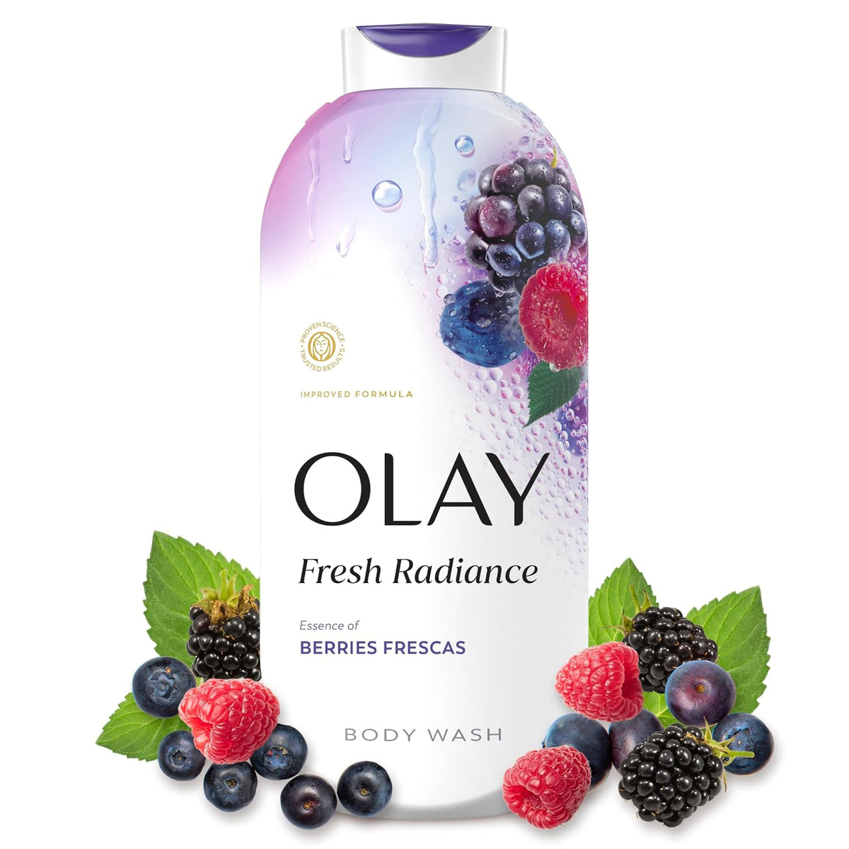 Olay | Body Wash Fresh Radiance Vitamin B3 Antioxidant Berries Frescas — 22 fl oz