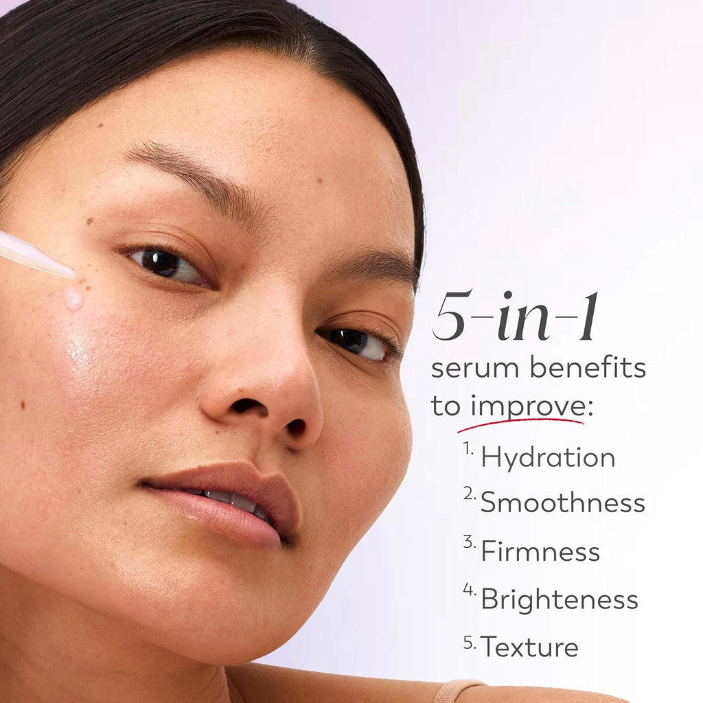 Olay | Super Serum 5-in-1 Daily Brightening Glow Face Serum Niacinamide Vitamin C Collagen Peptide AHA