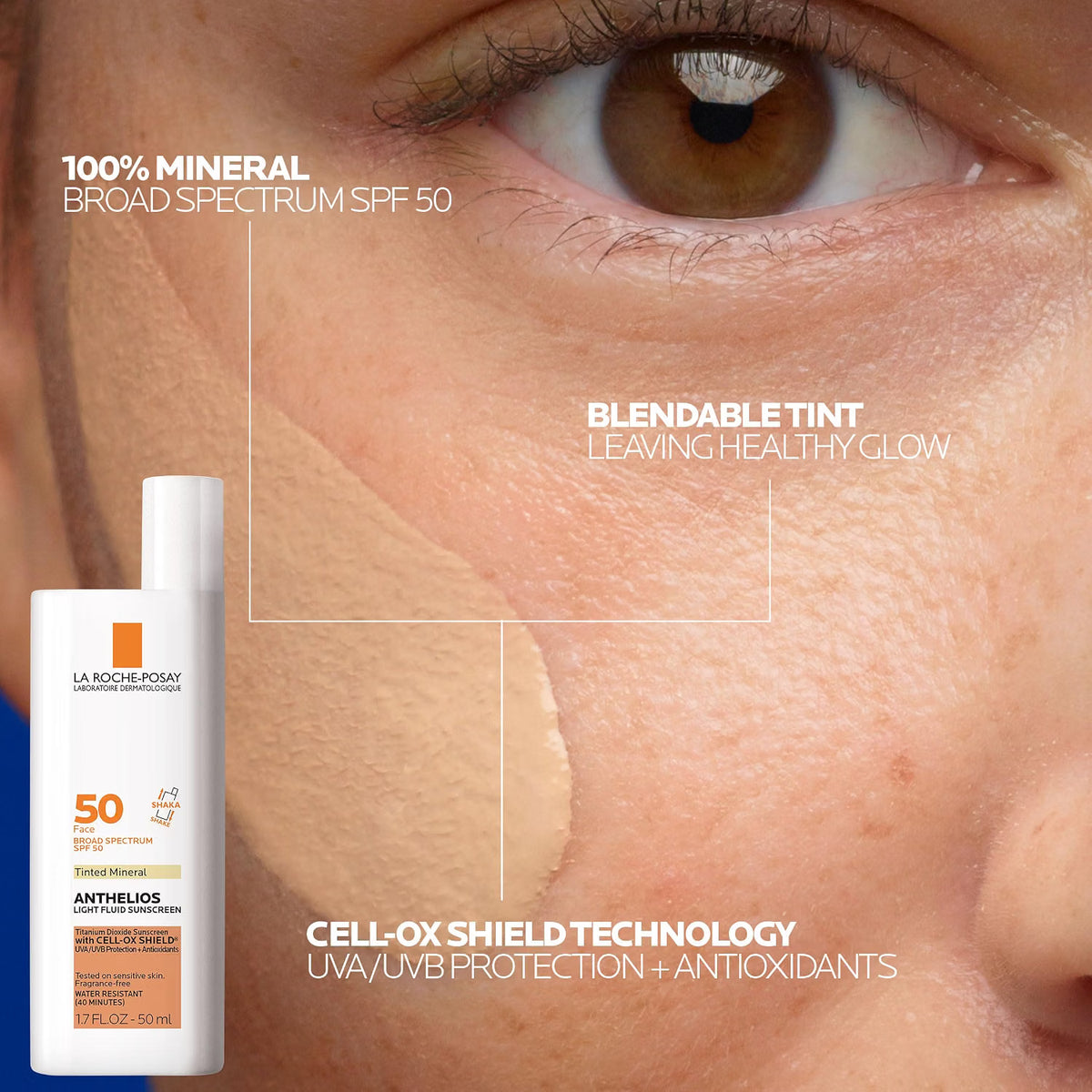Vitamin C Serum + Anthelios Tinted Mineral Sunscreen SPF 50 Set by La Roche-Posay — 80ml (2.71 fl oz)
