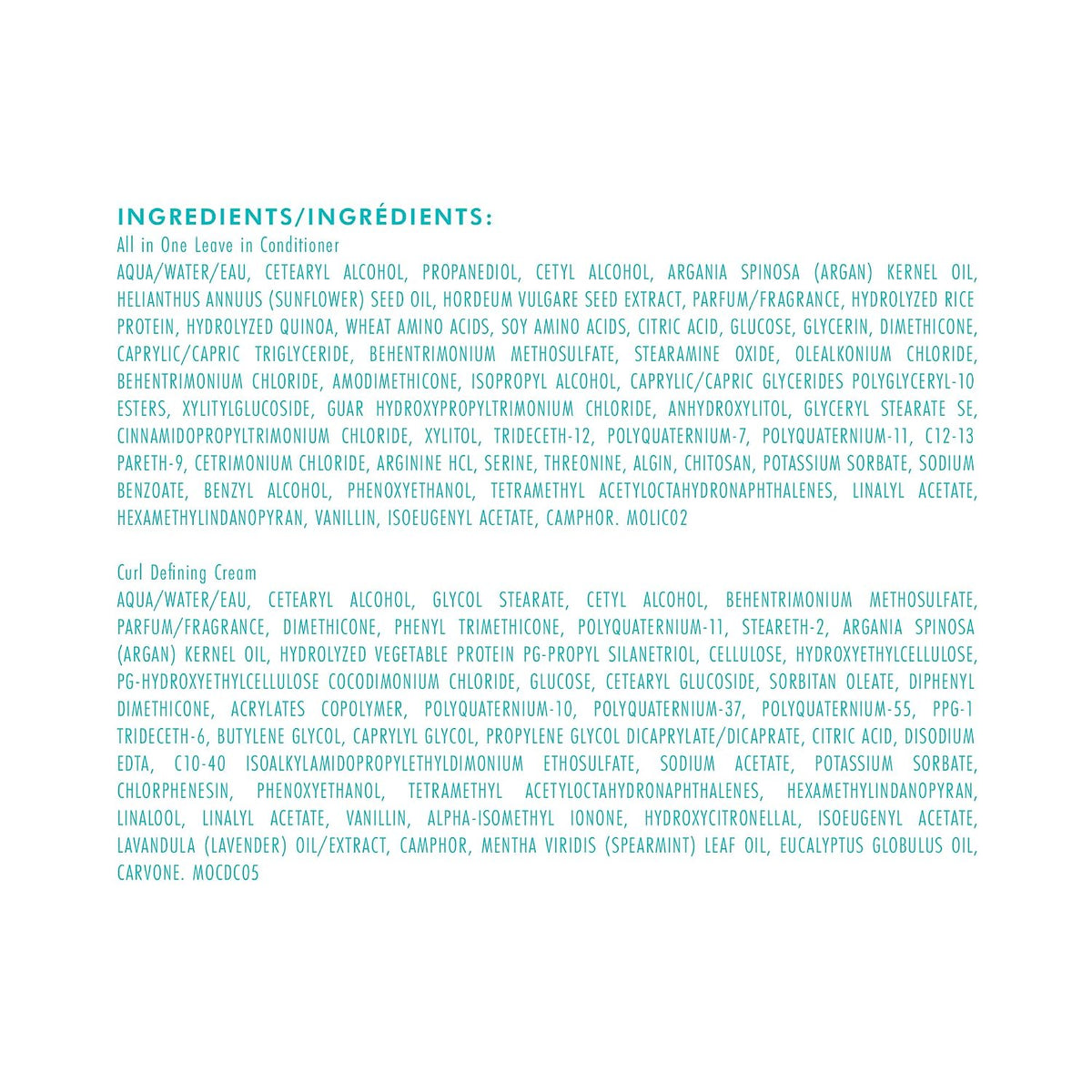 Moroccanoil | All in One Leave In Conditioner & Curl Defining Cream Duo — 13.9 fl oz Total
