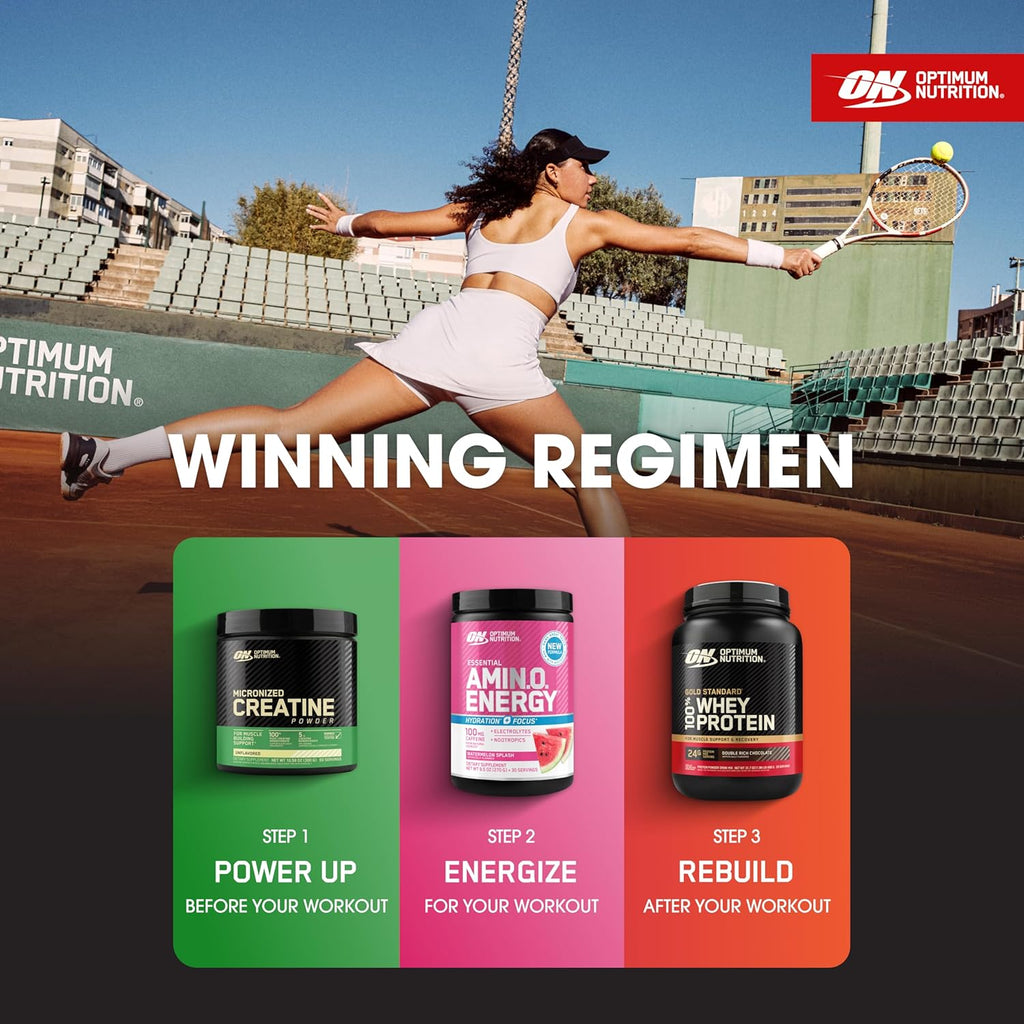 Optimum Nutrition Micronized Creatine Monohydrate Powder, Unflavored, 60 Servings, 300 Grams (Packaging May Vary)