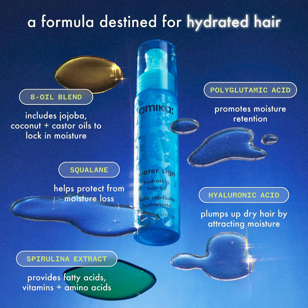 Amika | Silicone Free Hydrating Hair Oil — 1.7 fl oz