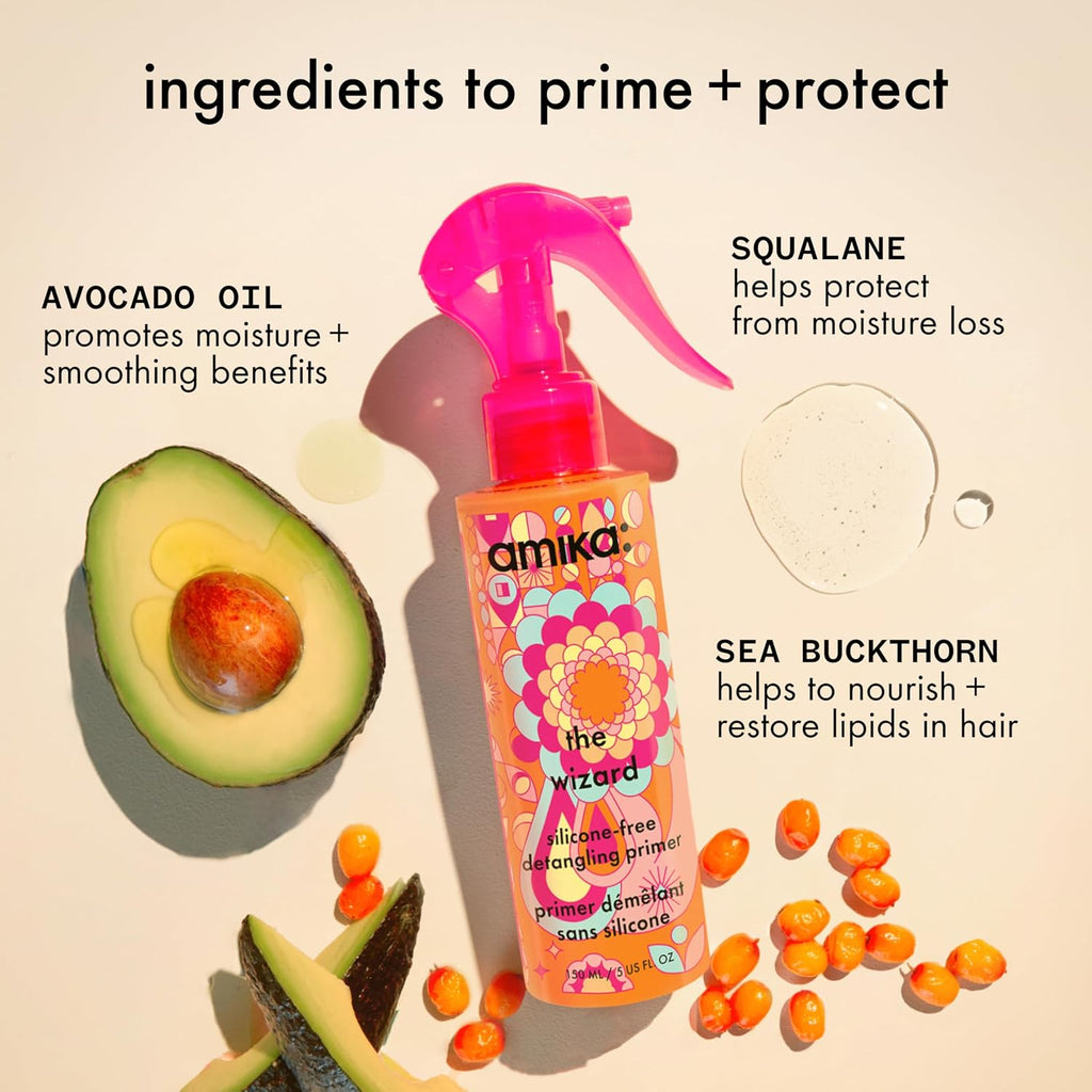 Amika | Silicone Free Detangling & Heat Protecting Hair Primer — 150 ml (5 fl oz)