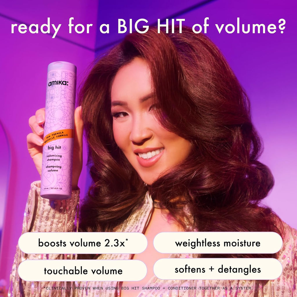 Amika | Big Hit Volumizing Conditioner for Fine Hair Amber Vanilla