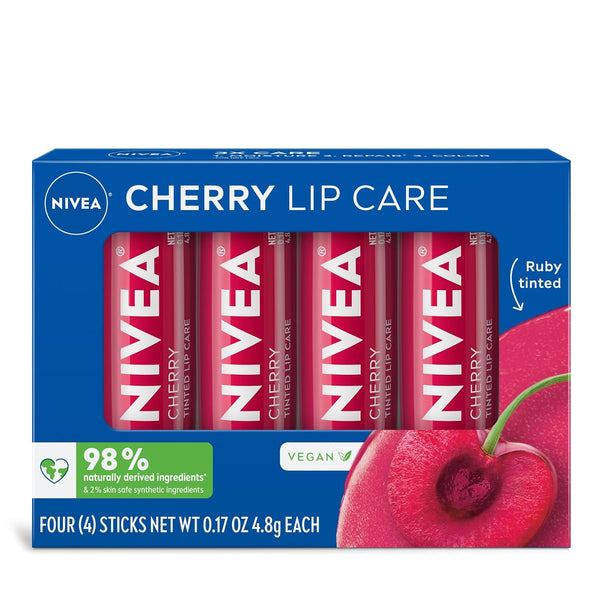 NIVEA Tinted Lip Care Balm Variety Pack