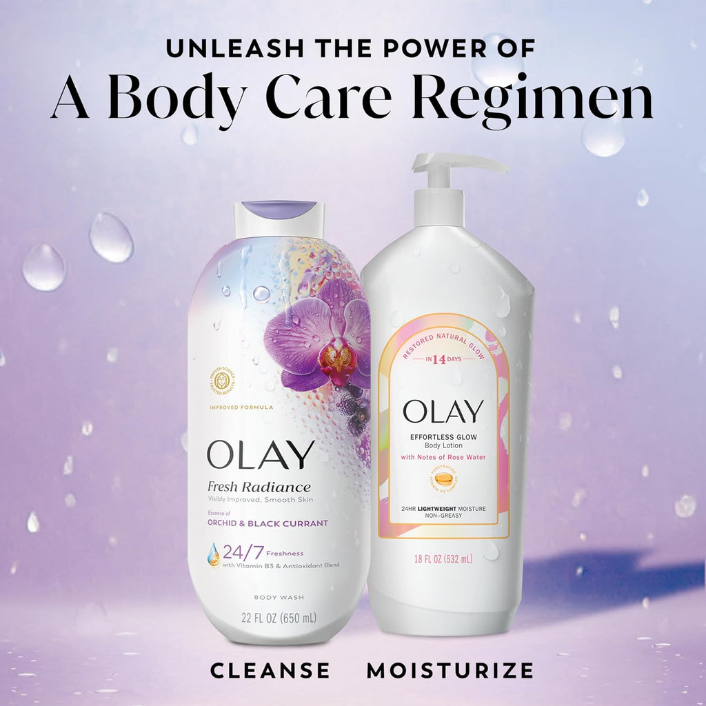 Olay | Body Wash Fresh Radiance Vitamin B3 Antioxidant Orchid Black Currant — 22 fl oz