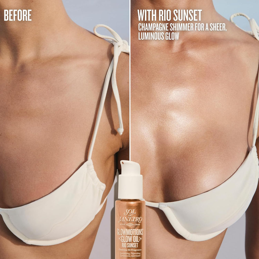 Sol de Janeiro | Copacabana Bronze & Rio Sunset Shimmer Glow Body Oil Duo Cheirosa 62 — 5.03 fl oz Total