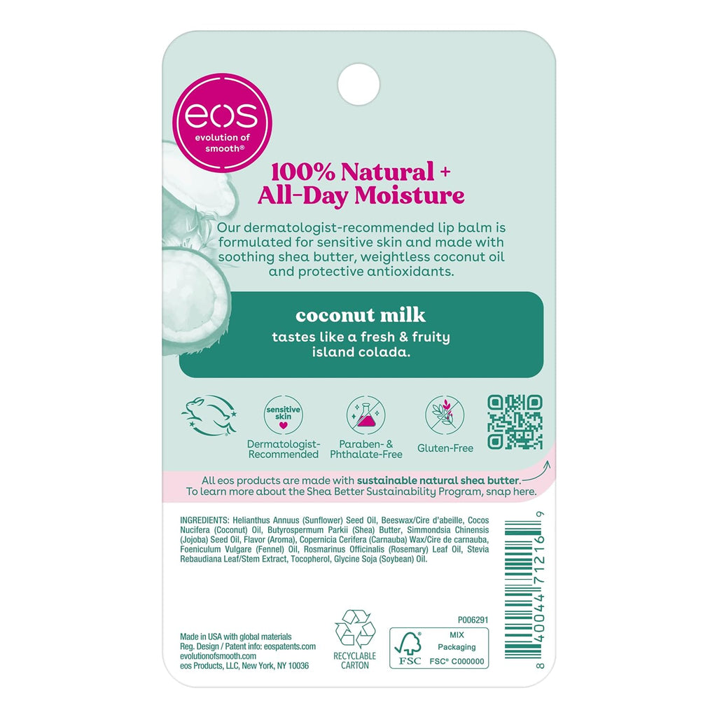 eos | Coconut Milk 100% Natural Shea Lip Balm