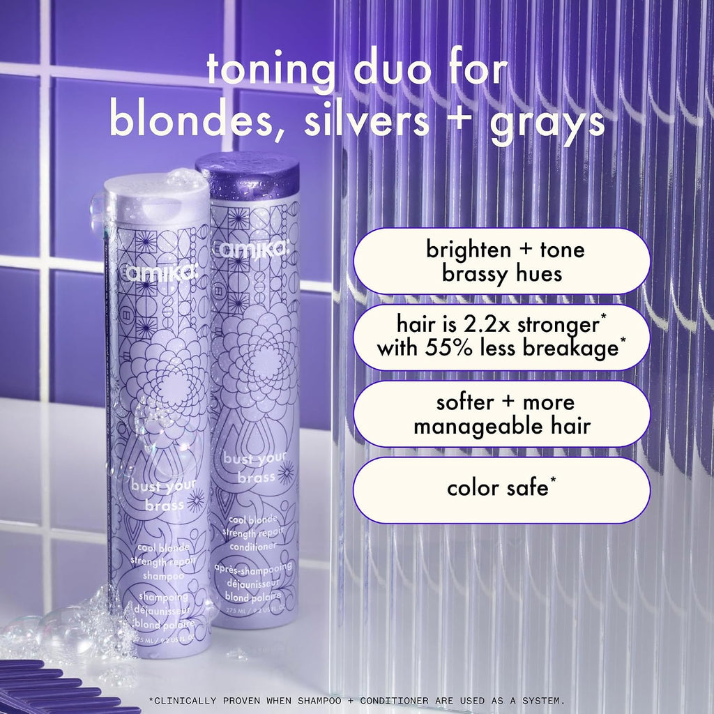 Amika | Purple Toning Repair Conditioner for Dry & Damaged Hair