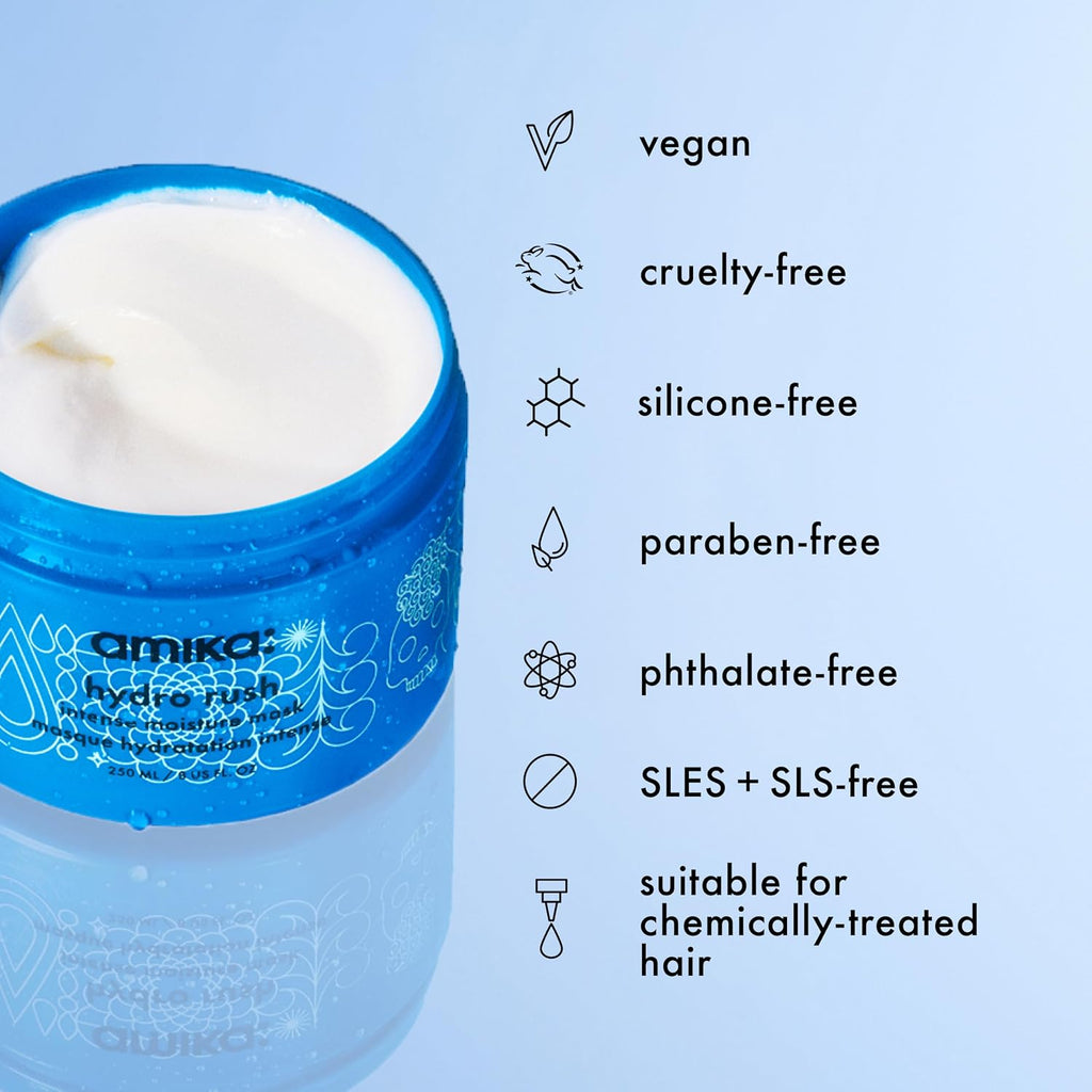 Amika | Squalane & Hyaluronic Acid Moisture Hair Mask