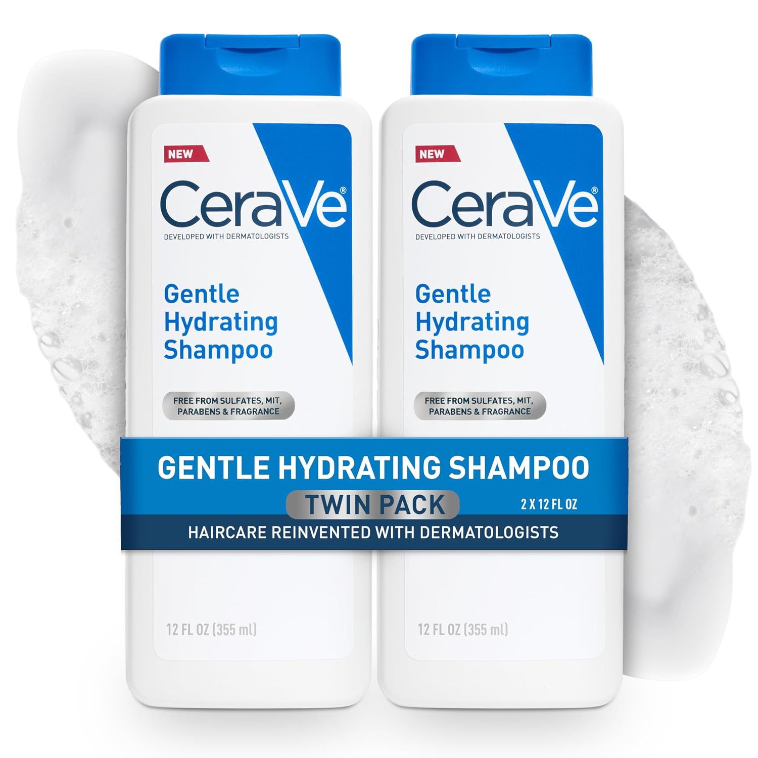CeraVe Gentle Hydrating Shampoo for Sensitive Scalp