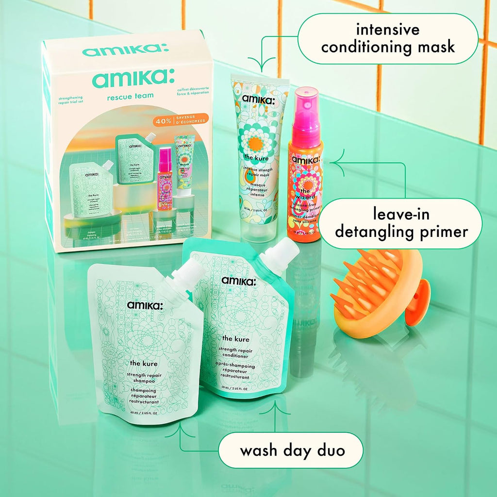 Amika | Hydro Rush & Dream Routine Hydrating Trial Set — 4 Pieces