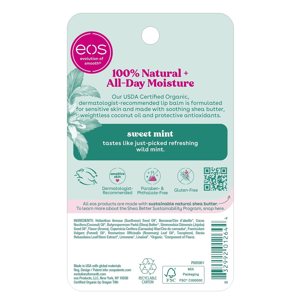 eos | Sweet Mint Organic Lip Balm