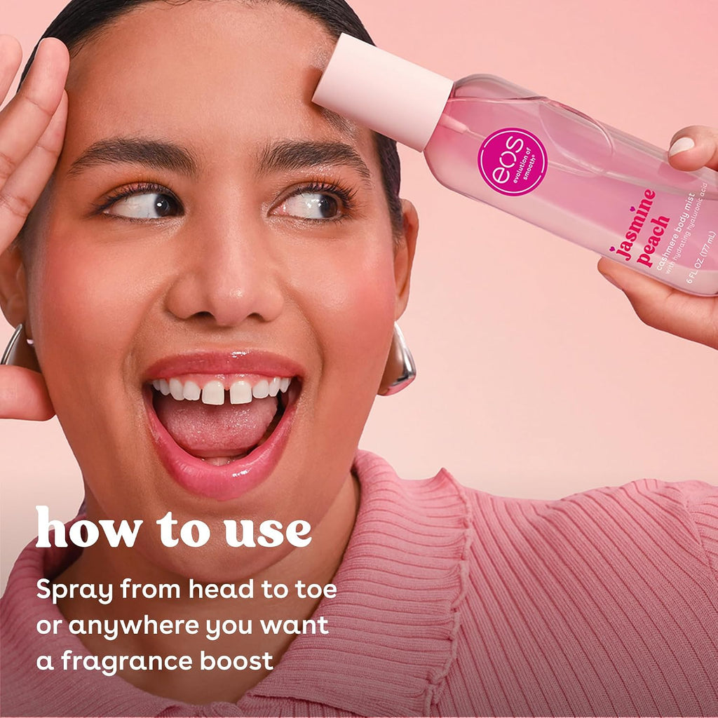 eos | Jasmine Peach Body Mist Hyaluronic Acid