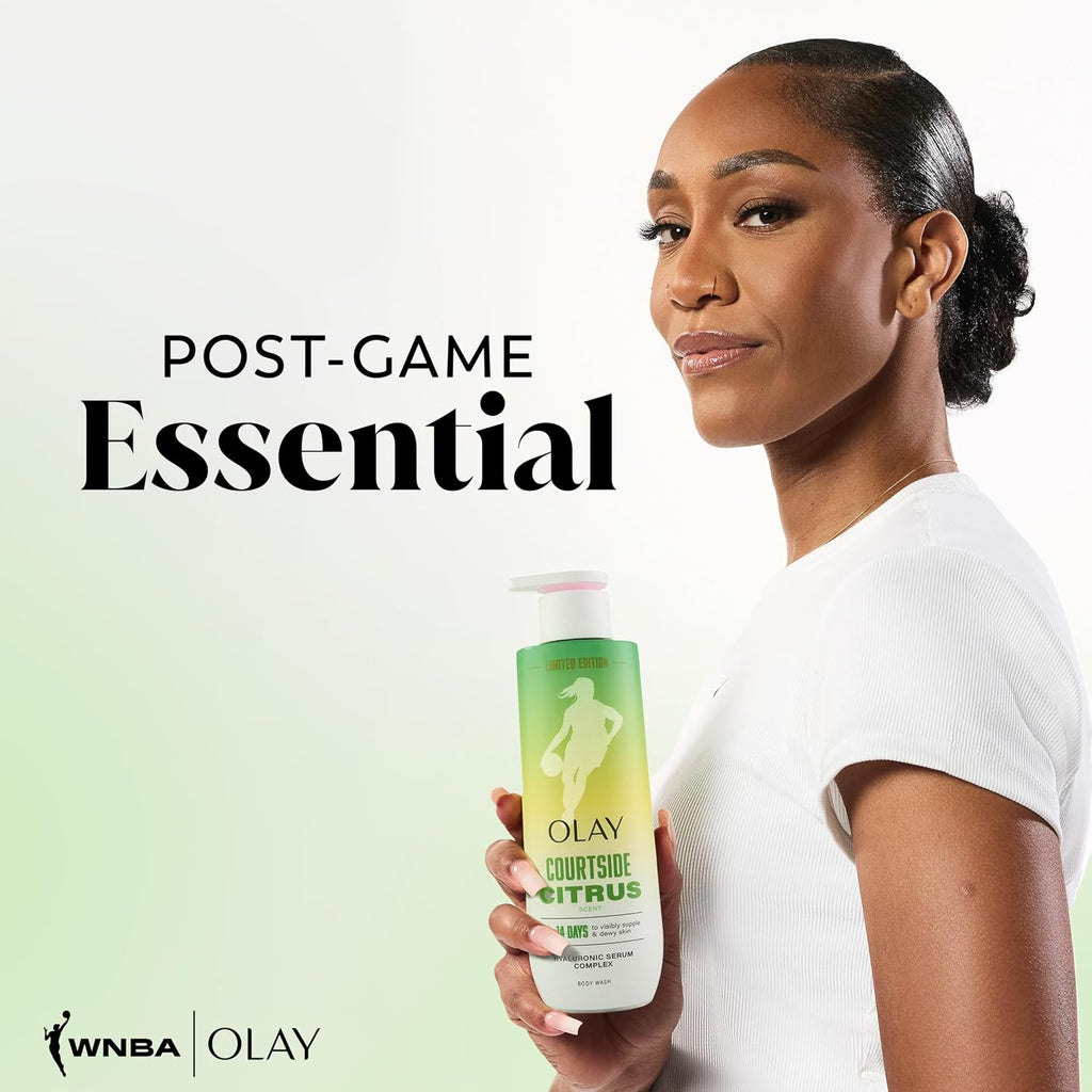 Olay | Body Wash Niacinamide Hyaluronic Acid Pro-Glycerin Courtside Citrus Lime Orange Pear Limited Edition — 20 fl oz