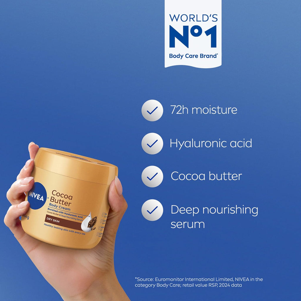 IVEA Cocoa Butter Body Cream with Deep Nourishing Serum