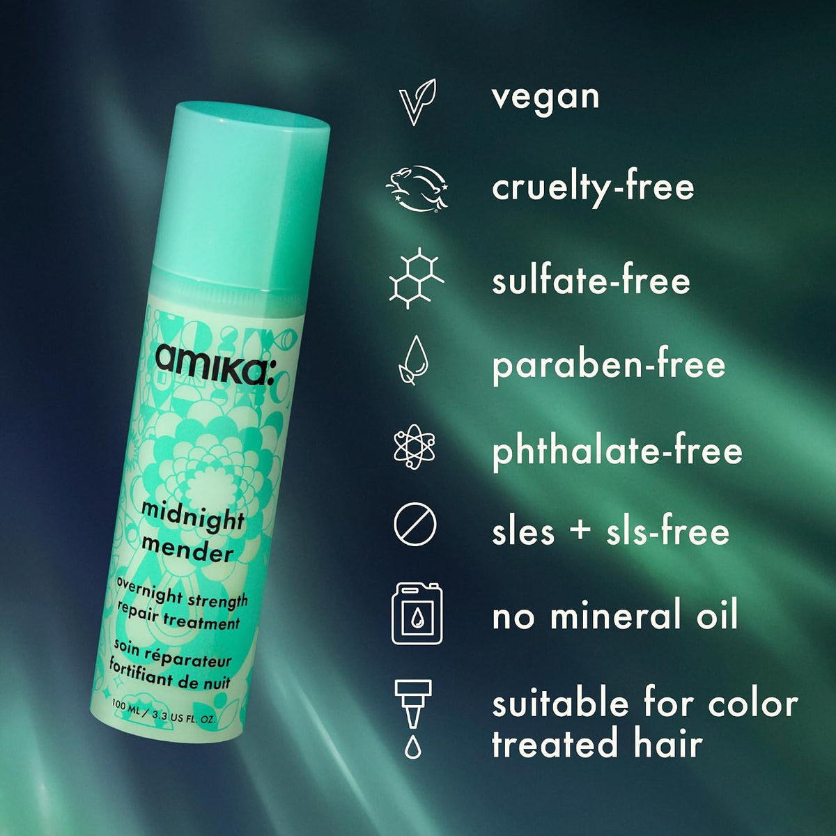 Amika | Overnight Repair Hair Treatment Amber Vanilla