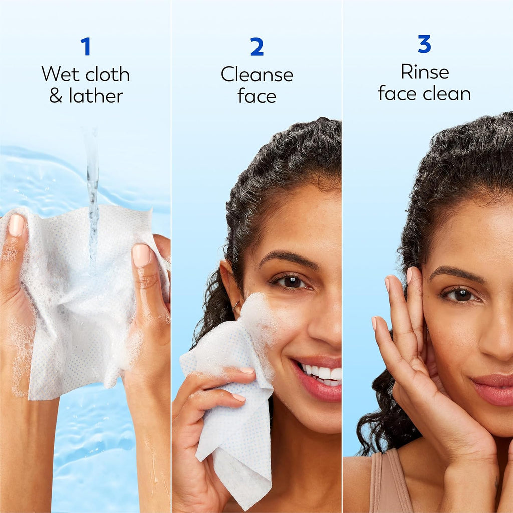 Olay | 5-in-1 Cleansing Cloths Face Wipes Makeup Remover Vitamin E Purifying Fragrance Free — 66 Count