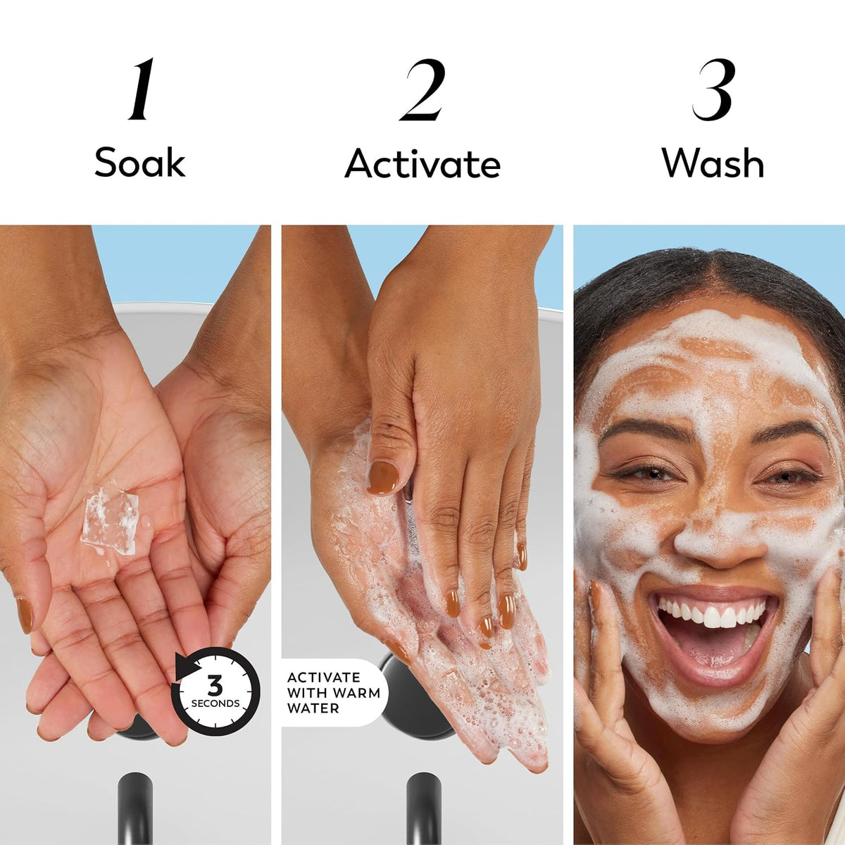 Olay | Cleansing Melts Face Wash Sensitive Skin Unscented Dissolving Pads — 64 Count