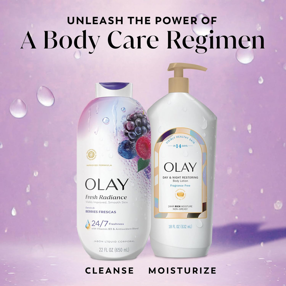 Olay | Body Wash Fresh Radiance Vitamin B3 Antioxidant Berries Frescas — 22 fl oz