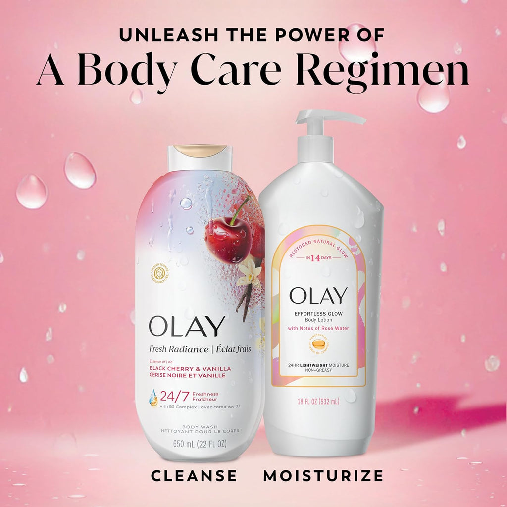 Olay | Body Wash Fresh Radiance Vitamin B3 Antioxidant Black Cherry Vanilla — 22 fl oz