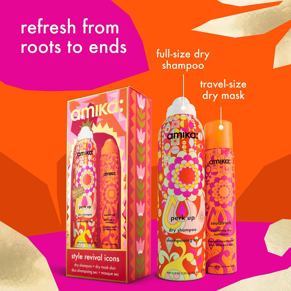 Amika | Style Revival Icons Perk Up & Soulstruck Gift Set — 2 Pieces