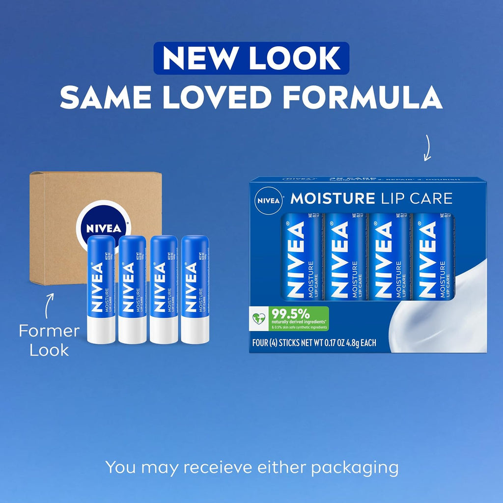 NIVEA Moisture Lip Care Balm Pack