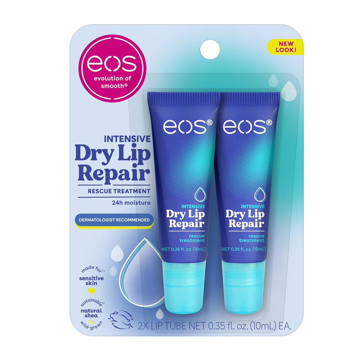 eos | Ultra Lip Repair Strawberry — Twin Pack