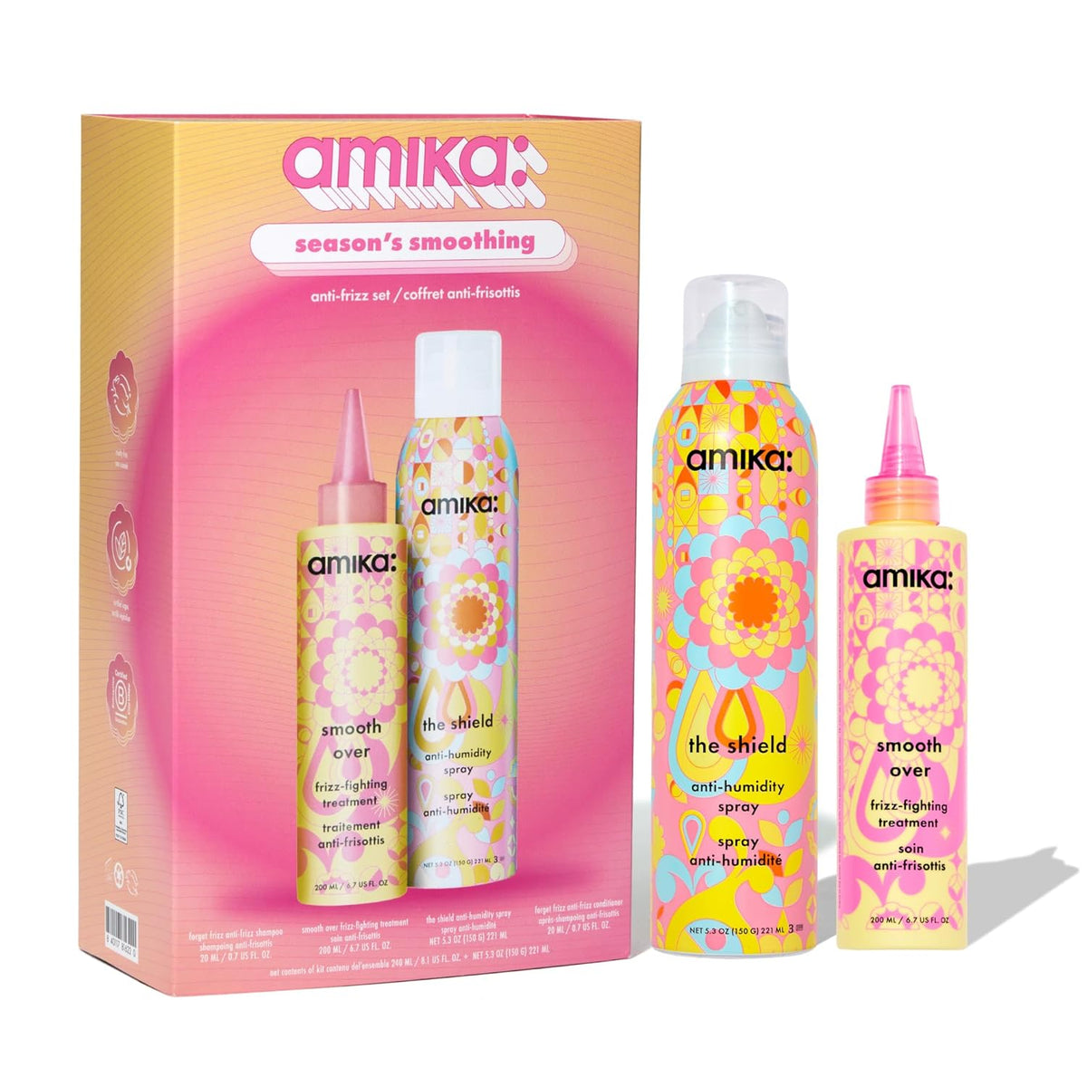 Amika | Limited Edition Smoothing Set with The Shield & Smooth Over Mask