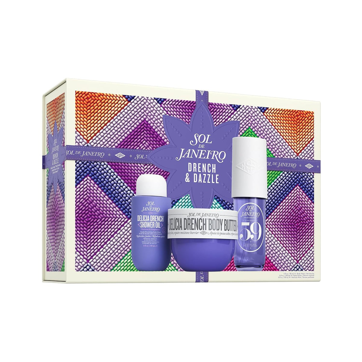 Sol de Janeiro | Delícia Drench Shower Oil, Body Butter & Perfume Mist Set Cheirosa 59