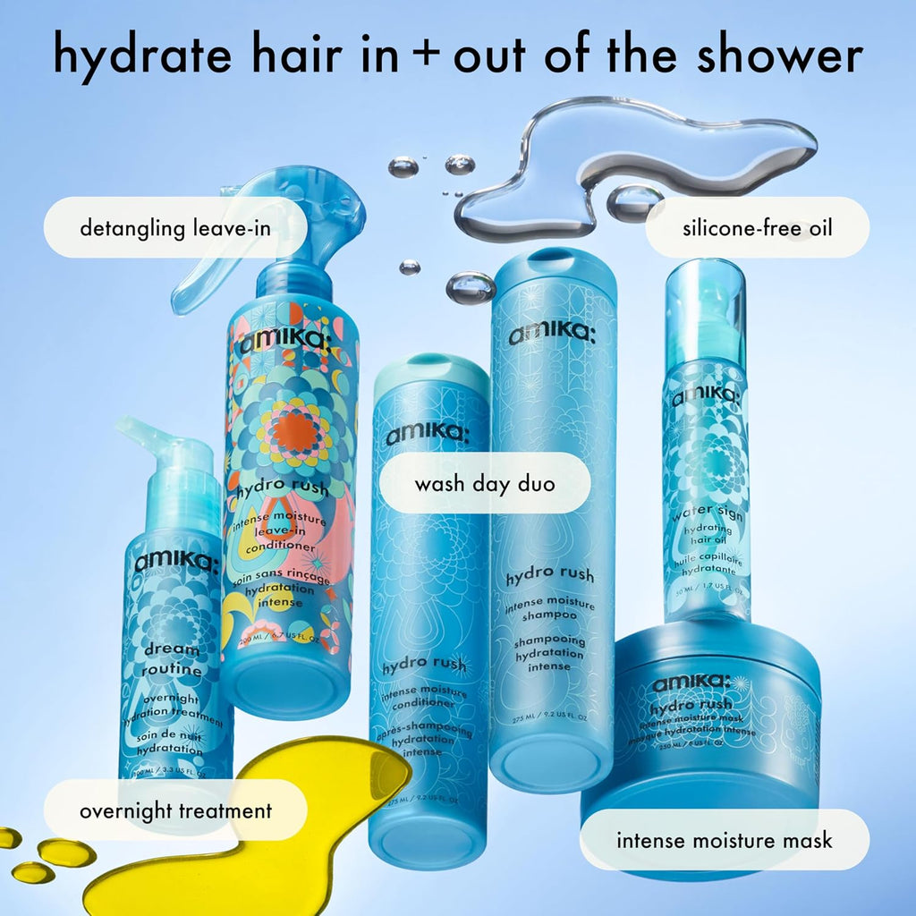Amika | Hydro Rush Intense Moisture Conditioner for Dry Hair