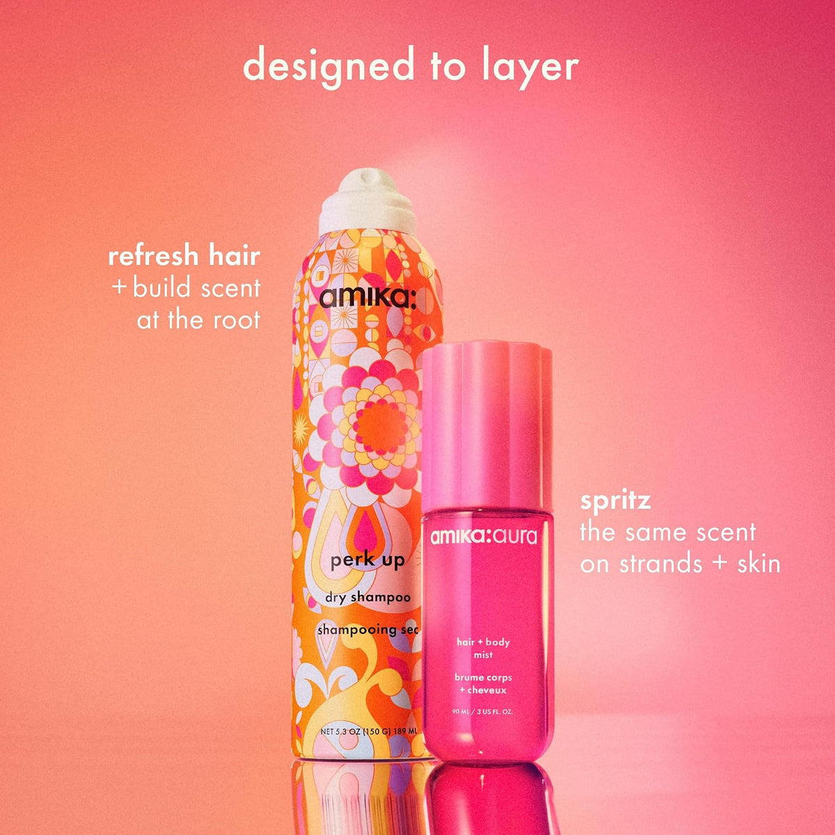 Amika | Aura Hair & Body Mist — 90 ml (3.04 fl oz)