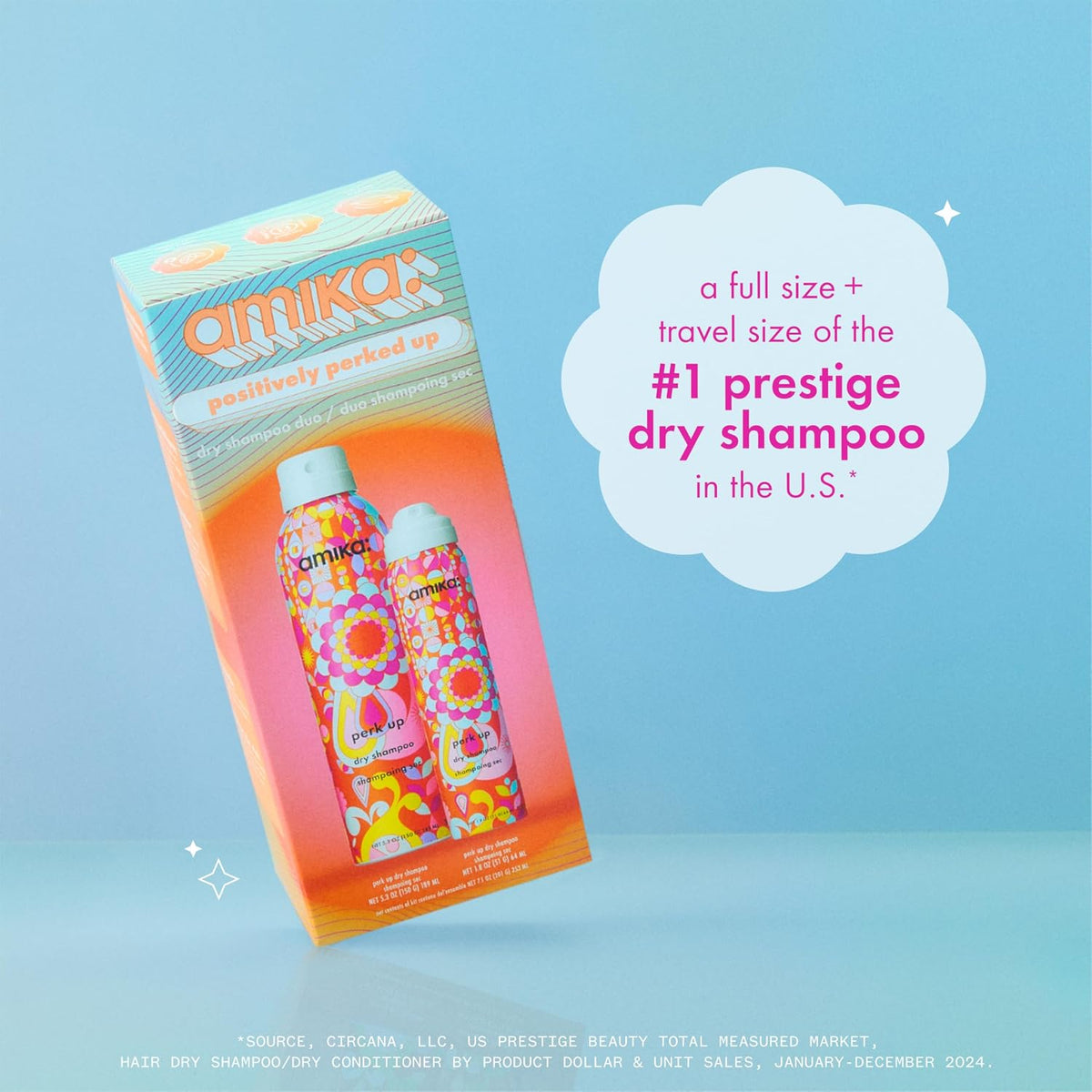 Amika | Talc Free Dry Shampoo Travel Size