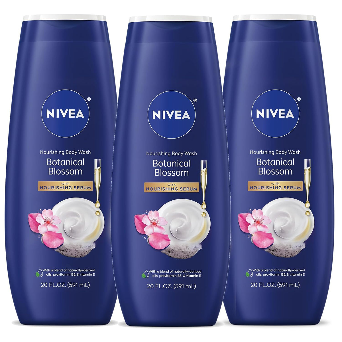 NIVEA Nourishing Botanical Blossom Body Wash
