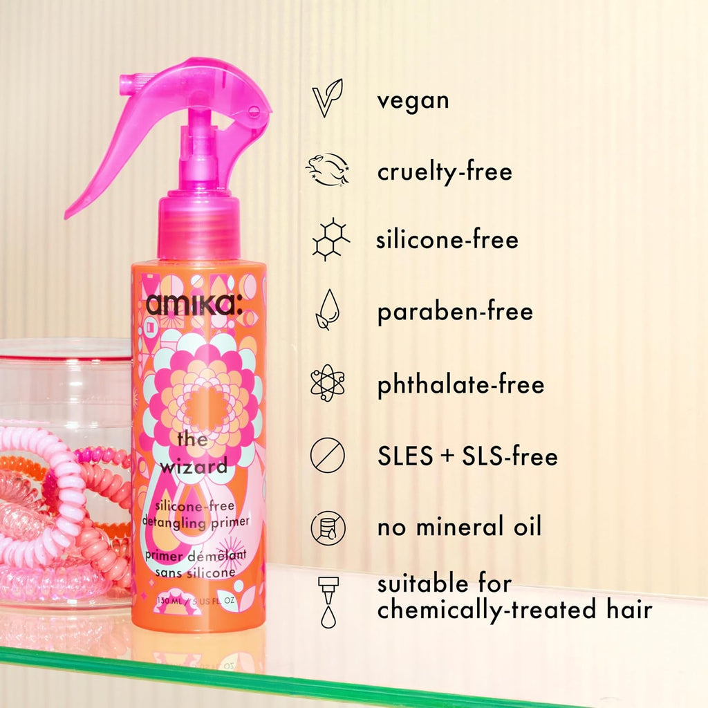 Amika | Silicone Free Detangling & Heat Protecting Hair Primer — 150 ml (5 fl oz)